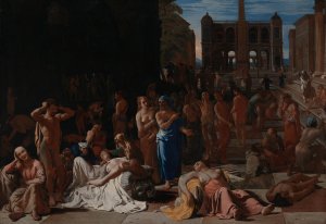 Plague in an Ancient City by Michael Sweerts Oil Painting