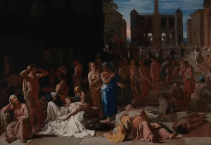 Plague in an Ancient City by Michael Sweerts Oil Painting