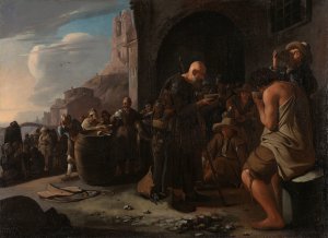 Refreshing the Thirsty by Michael Sweerts Oil Painting