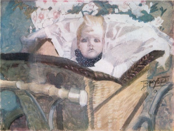 Main Product Photo of Artist's son Painting by Michael Vrubel