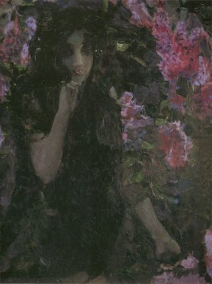 Lilac Detail by Michael Vrubel Oil Painting