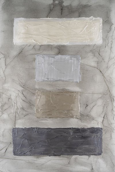 Main Product Photo of Metallic Monoliths I Painting by Michael Willett