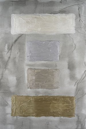 Metallic Monoliths III by Michael Willett Oil Painting
