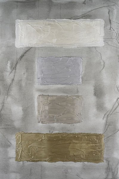 Main Product Photo of Metallic Monoliths III Painting by Michael Willett