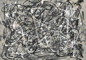 Pollack Homage I by Michael Willett Oil Painting