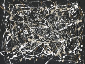 Pollack Homage II by Michael Willett Oil Painting
