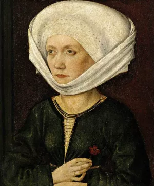 Portrait of Ursula Tucher by Michael Wolgemut Oil Painting