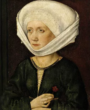 Portrait of Ursula Tucher Oil painting by Michael Wolgemut