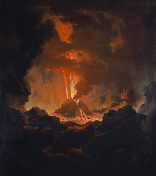 Main Product Photo of Eruption Of Mount Vesuvius  Painting by Michael Wutky