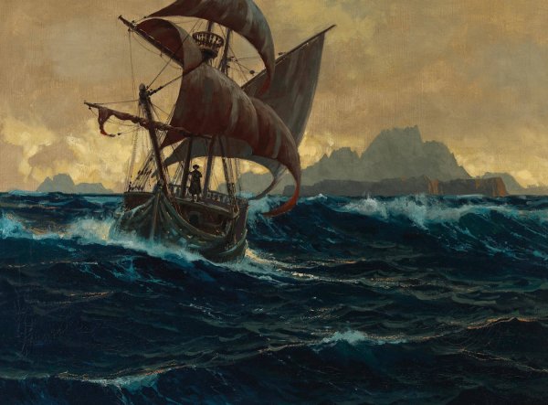 The Flying Dutchman by Michael Zeno Diemer - Hand-Painted Oil Painting Reproduction