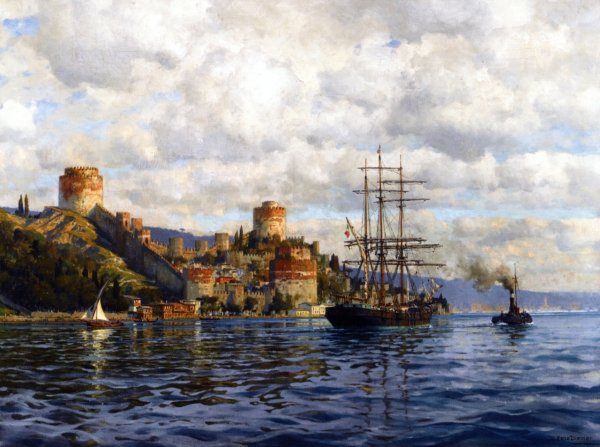 View of the Bosphorus with Rumelihisari