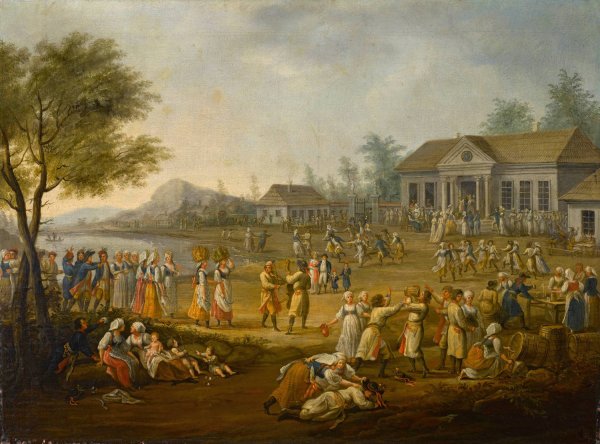 Dozynki  by Michal Stachowicz - Hand-Painted Oil Painting Reproduction