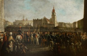 Kosciuszko's Oath by Michal Stachowicz Oil Painting