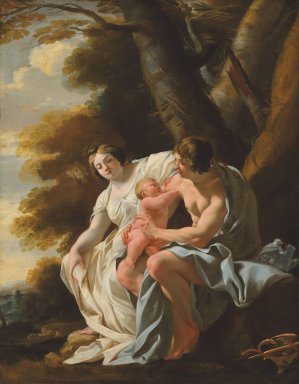 The Education of Cupid by Michel Dorigny Oil Painting