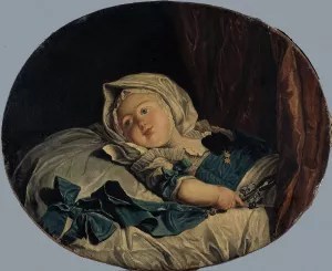 Portrait de Louis-Antoine de Bourbon, duc d'Angouleme by Michel-Honore Bounieu Oil Painting