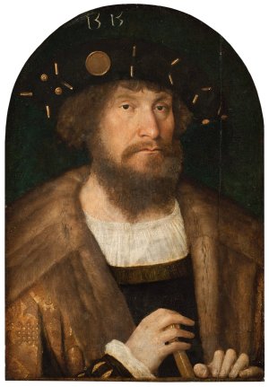 Portrait of the Danish King Christian II by Michel Sittow Oil Painting