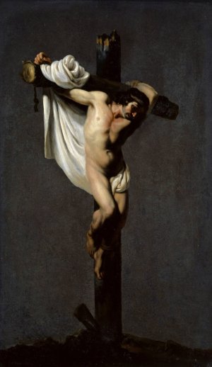 The Thief on the Cross by Michelangelo Cerquozzi Oil Painting