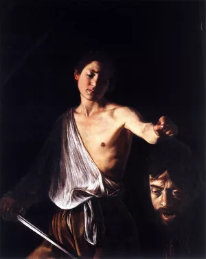 David painting by Caravaggio
