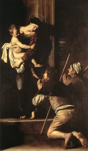 Madonna di Loreto by Caravaggio Oil Painting