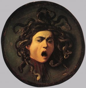 Medusa Oil painting by Caravaggio