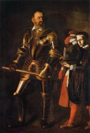 Portrait of Alof de Wignacourt by Caravaggio - Oil Painting Reproduction