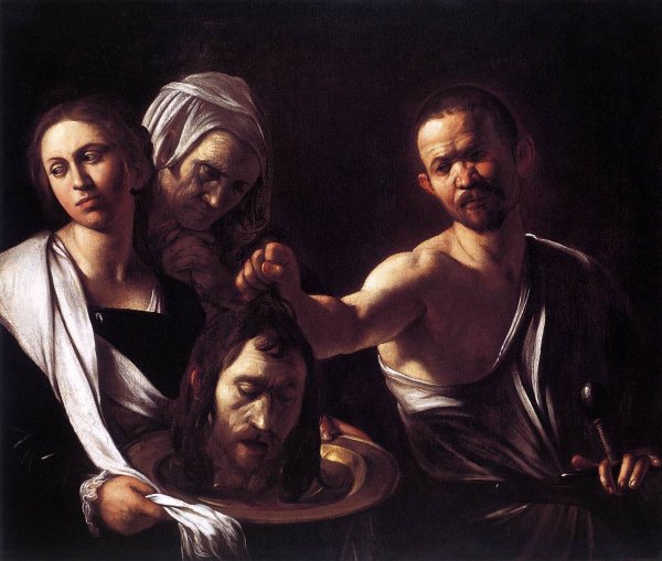 Main Product Photo of Salome with the Head of St John the Baptist Painting by Caravaggio