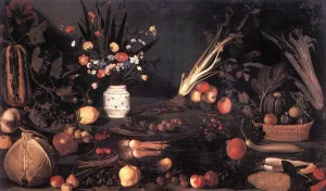 Still-Life with Flowers and Fruit Oil painting by Caravaggio
