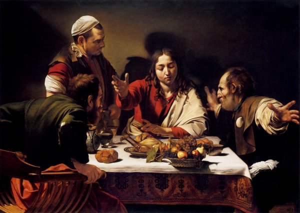 Main Product Photo of Supper at Emmaus Painting by Caravaggio