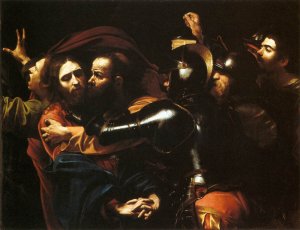Taking of Christ by Caravaggio Oil Painting