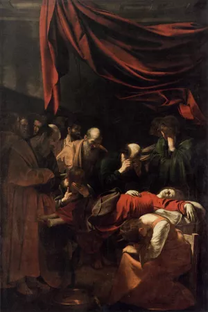 The Death of the Virgin by Caravaggio Oil Painting