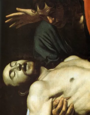 The Entombment Detail Oil painting by Caravaggio