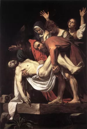 The Entombment painting by Caravaggio