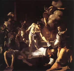 The Martyrdom of St Matthew Oil painting by Caravaggio