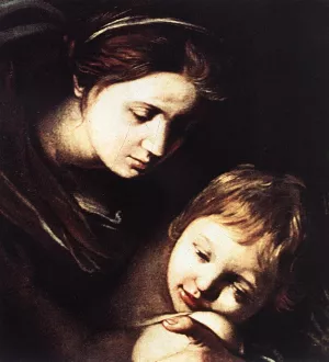 The Seven Acts of Mercy Detail Oil painting by Caravaggio
