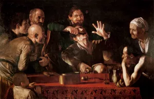 The Toothpuller Oil painting by Caravaggio