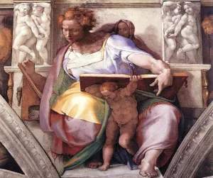 Daniel painting by Michelangelo