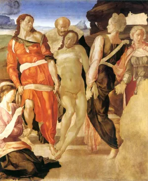 Entombment by Michelangelo - Oil Painting Reproduction