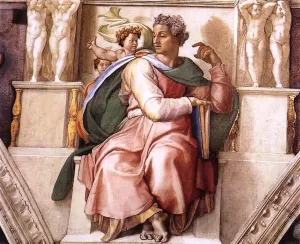 Isaiah painting by Michelangelo