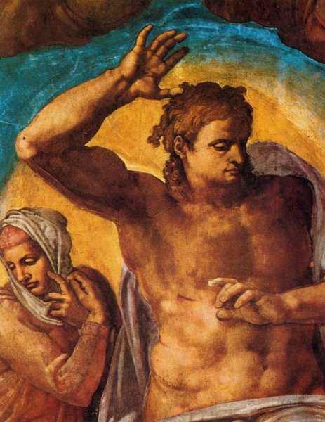 Main Product Photo of Last Judgment, Christ the Judge Painting by Michelangelo