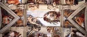 The Ceiling Detail by Michelangelo - Oil Painting Reproduction