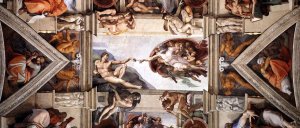 The Ceiling of the Sistine Chapel Detail