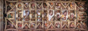 The Ceiling by Michelangelo - Oil Painting Reproduction