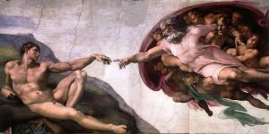 The Creation of Man by Michelangelo Oil Painting