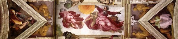 Main Product Photo of The Eighth Bay of the Ceiling Painting by Michelangelo