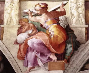The Libyan Sibyl by Michelangelo Oil Painting