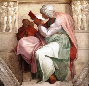 The Persian Sibyl Oil painting by Michelangelo