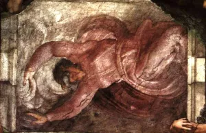 The Separation of Light from the Darkness by Michelangelo Oil Painting