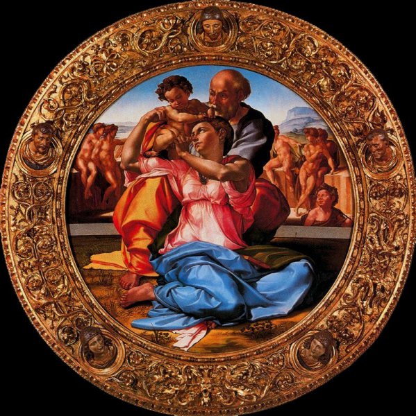 Main Product Photo of Tondo Doni Painting by Michelangelo