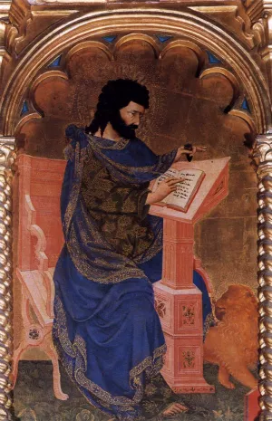 St Mark Oil painting by Michele Di Matteo