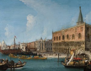 Doge's Palace in Venice by Michele Marieschi Oil Painting